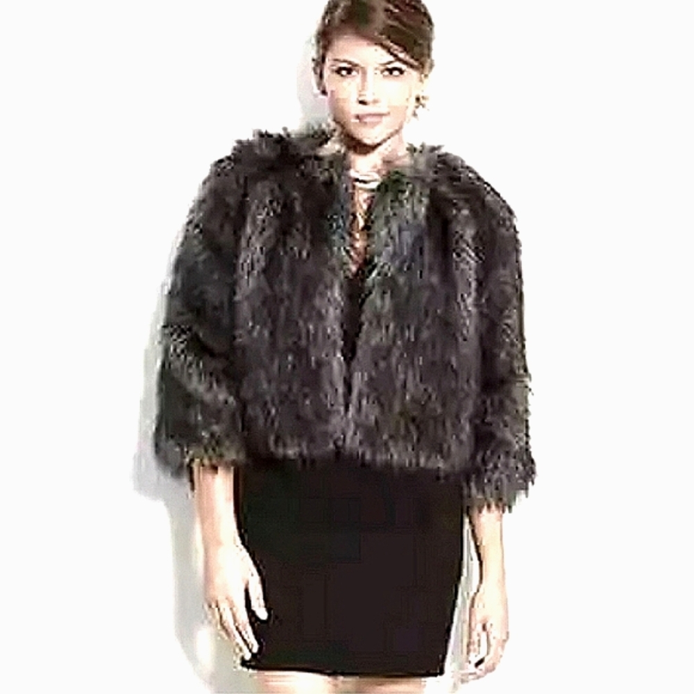 MICHAEL Michael Kors Charcoal Teddy Jacket